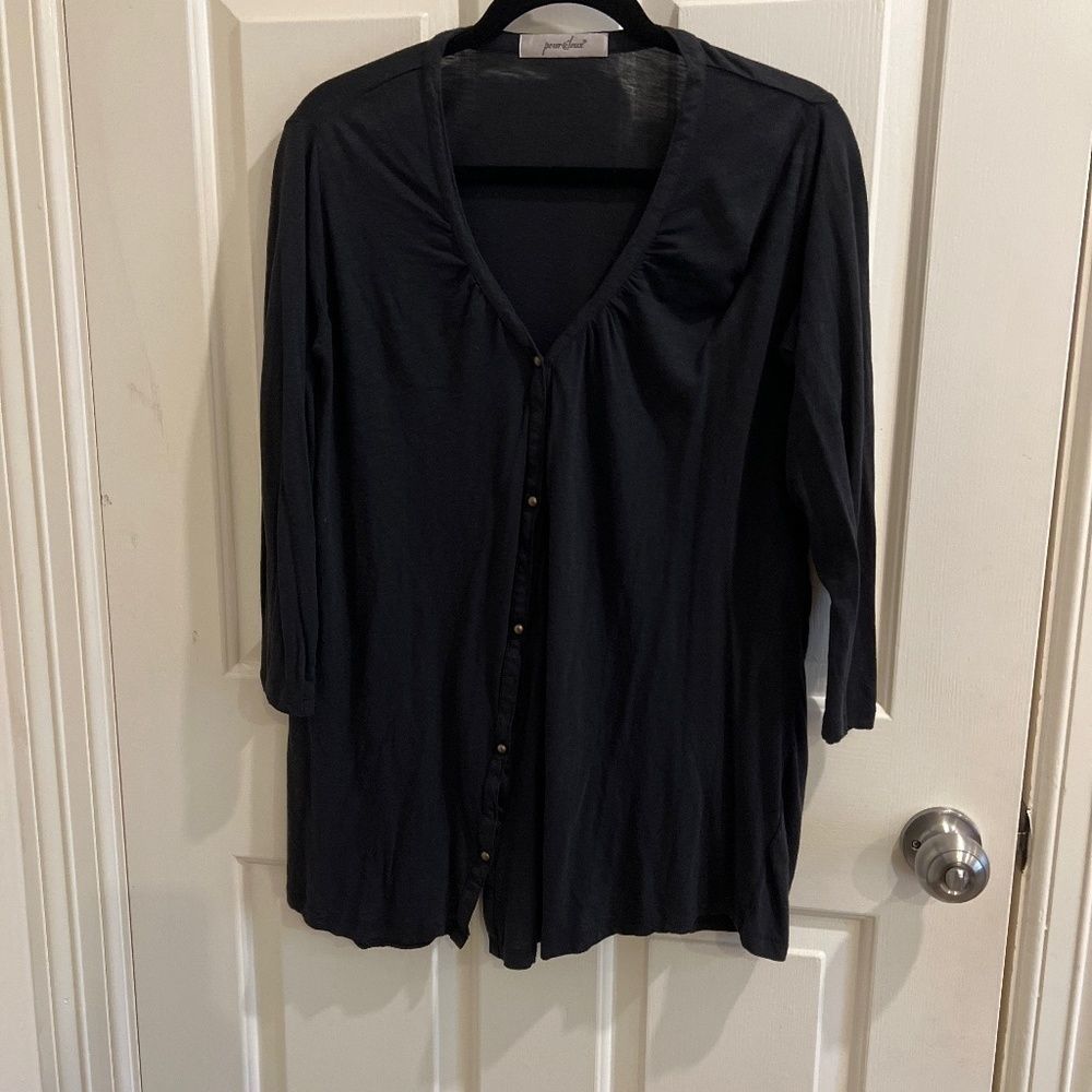 Peur Doux Maternity button up T-shirt 601